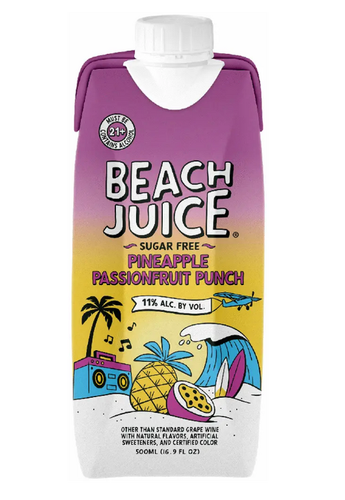 Beach Juice Pineapple Passionfruit Punch-500ml
