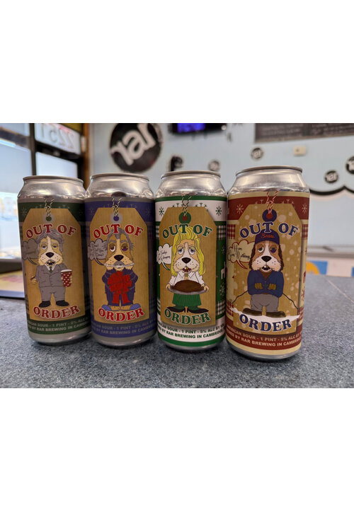 RaR Rar Out Of Order Fruited Sour Christmas Vacation Variety  -4pk 16oz