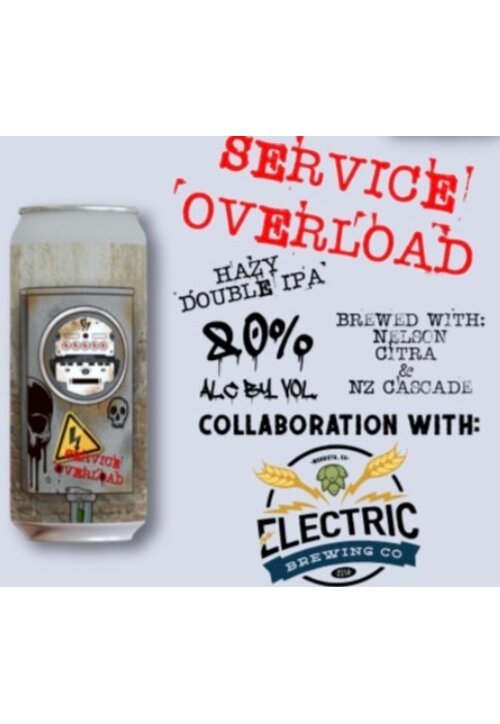 Rar Service Overload Hazy Double Ipa -4-pk 16oz