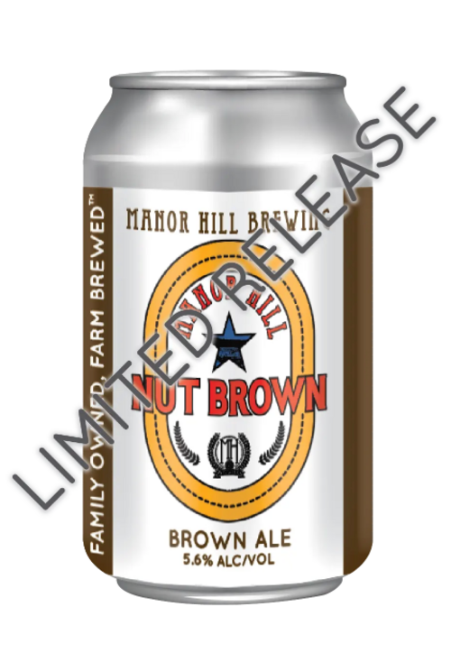 Manor Hill Nut Brown Ale -6 Pk Can