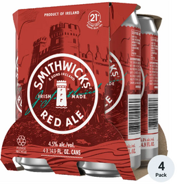 Smithwicks Red Ale - 4pk can