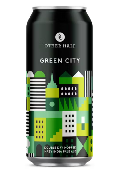 Other Half Brewing Green City Double Dry Hopped Hazy Ipa -4pk 160z