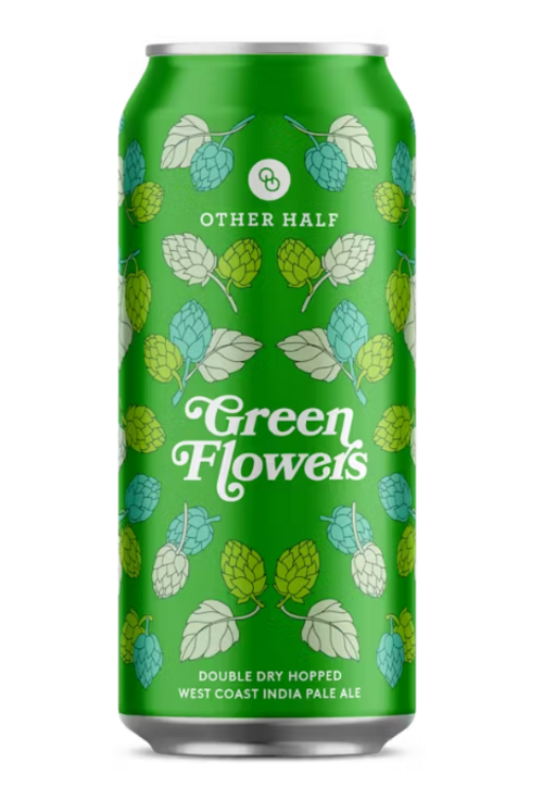 Other Half Brewing Green Flowers Double Dry Hopped West Coast Ipa -4pk 160z