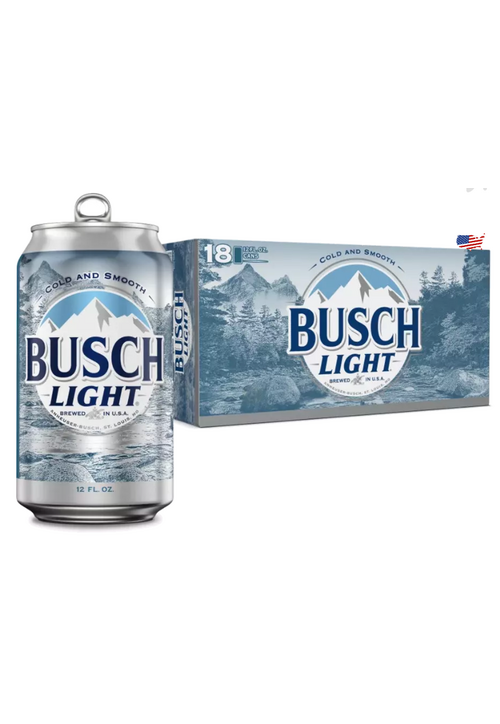 Busch Lt  -18 Pk Cans