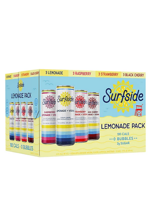Surfside Lemonade Variety Pack -12pk can