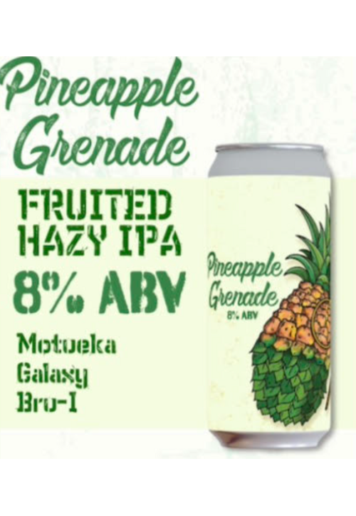 RaR Pineapple Grenade Fruited Hazy IPA - 4Pk 16 Oz