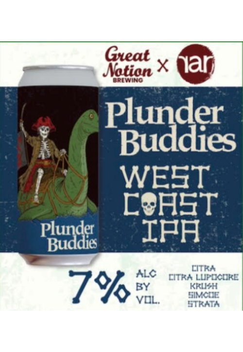 RaR Plunder Buddies West Coast IPA - 4Pk 16 Oz