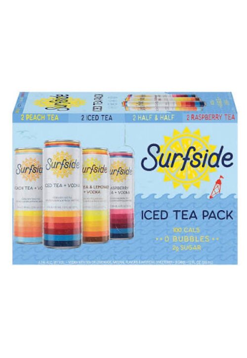 Surfside Ice Tea Variety Pack -12oz-8pk can