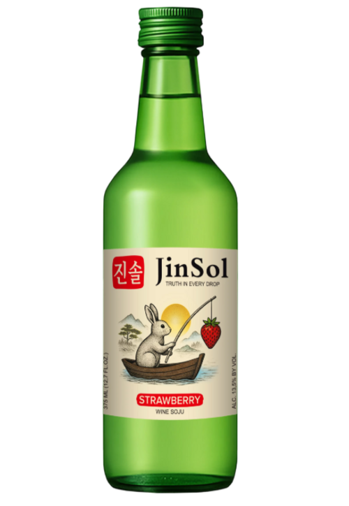 Jinsol  Strawberry Wine Soju -375 Ml