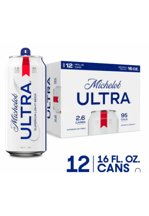 Michelob Ultra 12-Pk 16Oz Cans