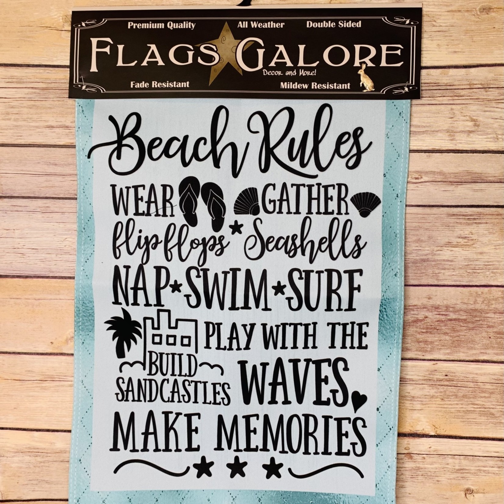 Flag - Beach Rules
