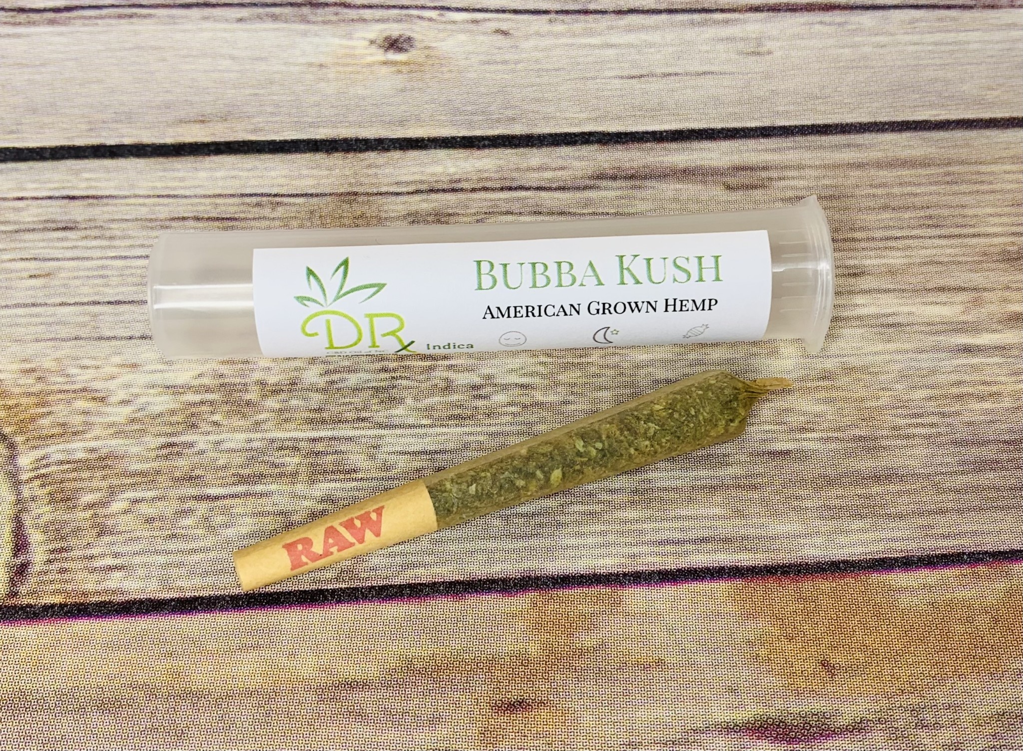 DRx Pre Roll Bubba Kush Nuts and Buds
