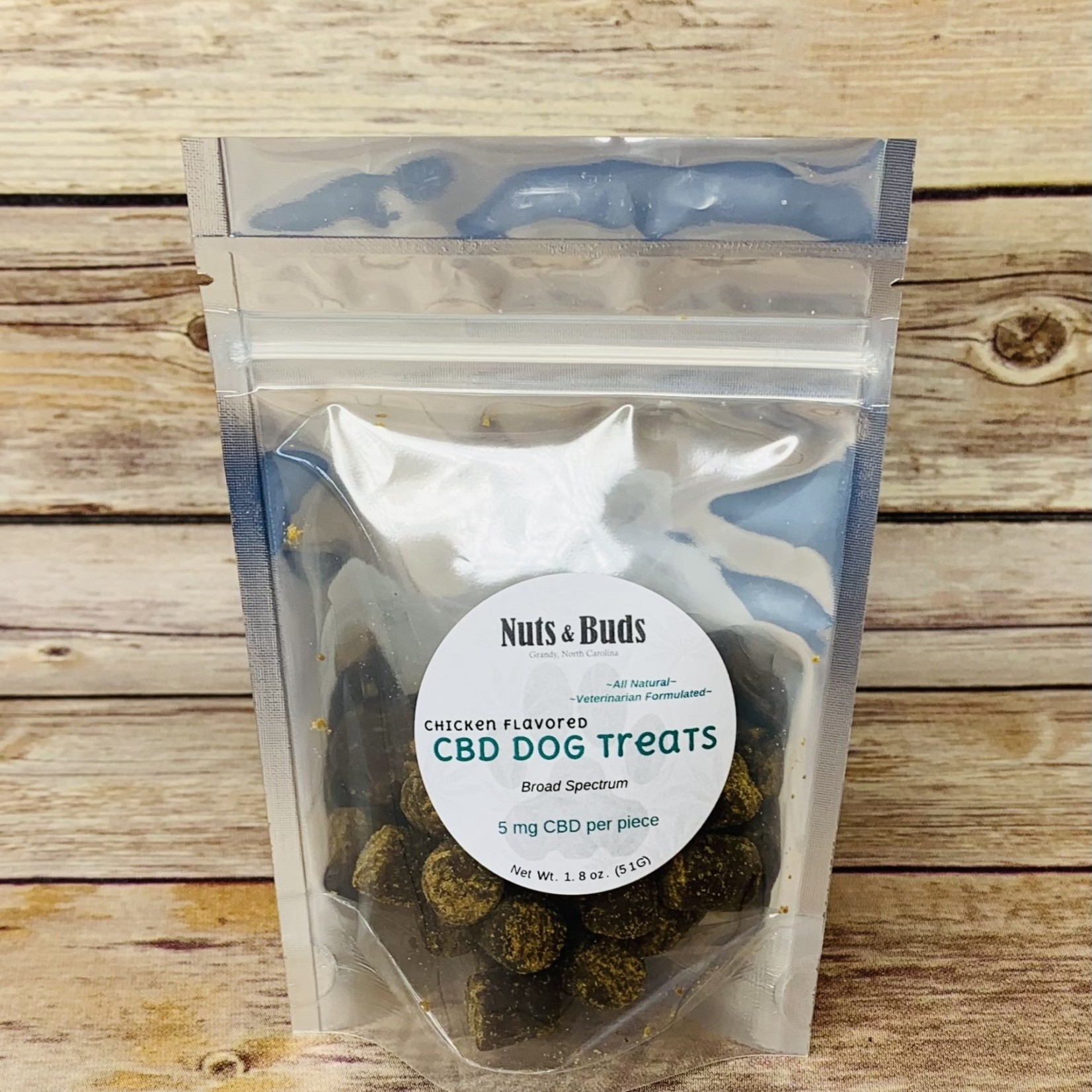 Nuts & Buds CBD Infused Dog Treats - 5mg/Treat