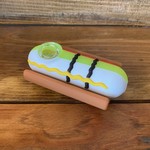 Silicone Glass Pipe - Hot Dog
