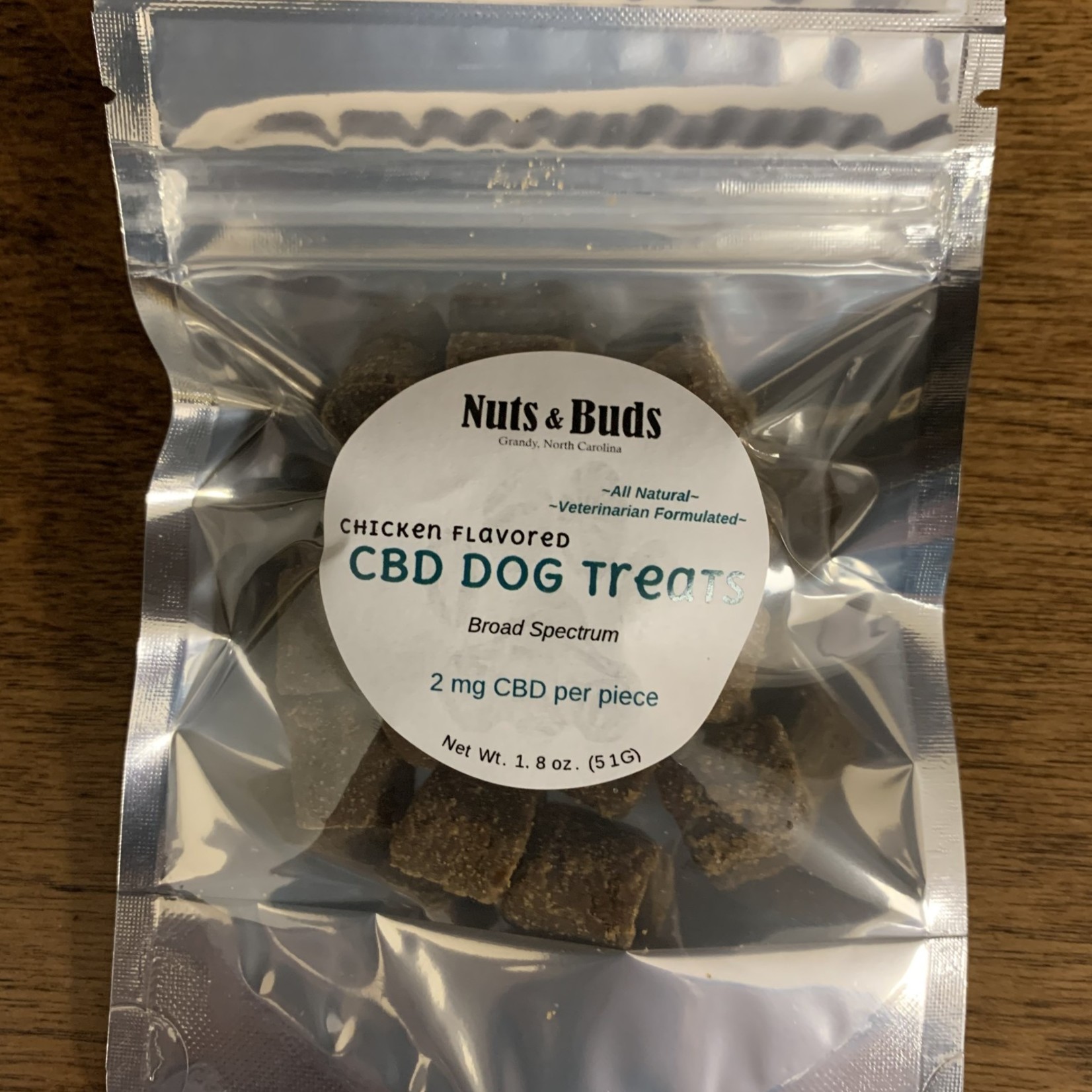 Nuts & Buds CBD infused Dog Treats - 2mg