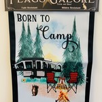 Flag-Born to Camp Garden Flag