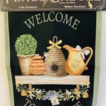 Flag-Welcome To Our Hive Garden Flag