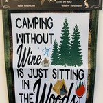 Flag - Camping Is Sitting in the Woods