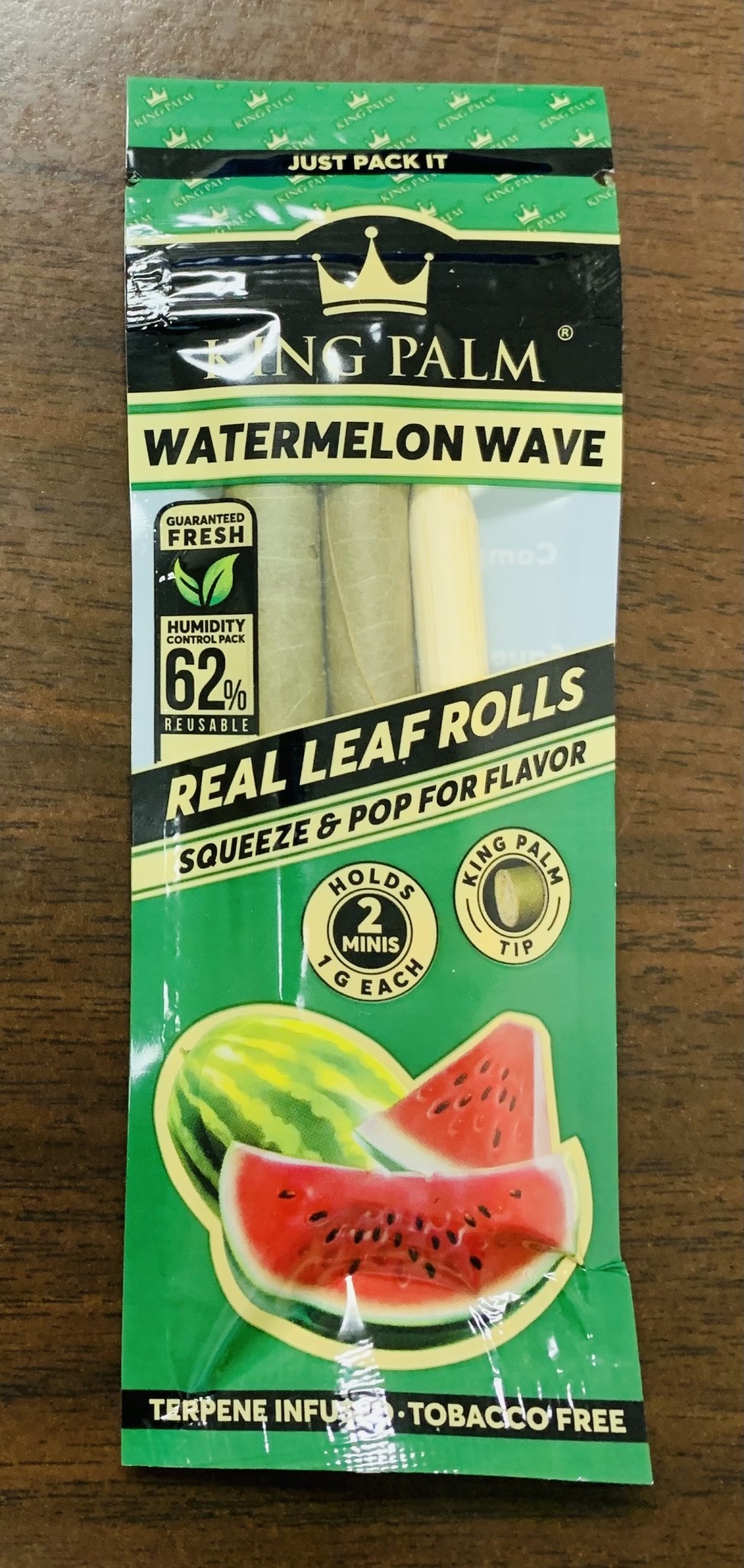 King Palm Watermelon Leaf Wraps Nuts and Buds