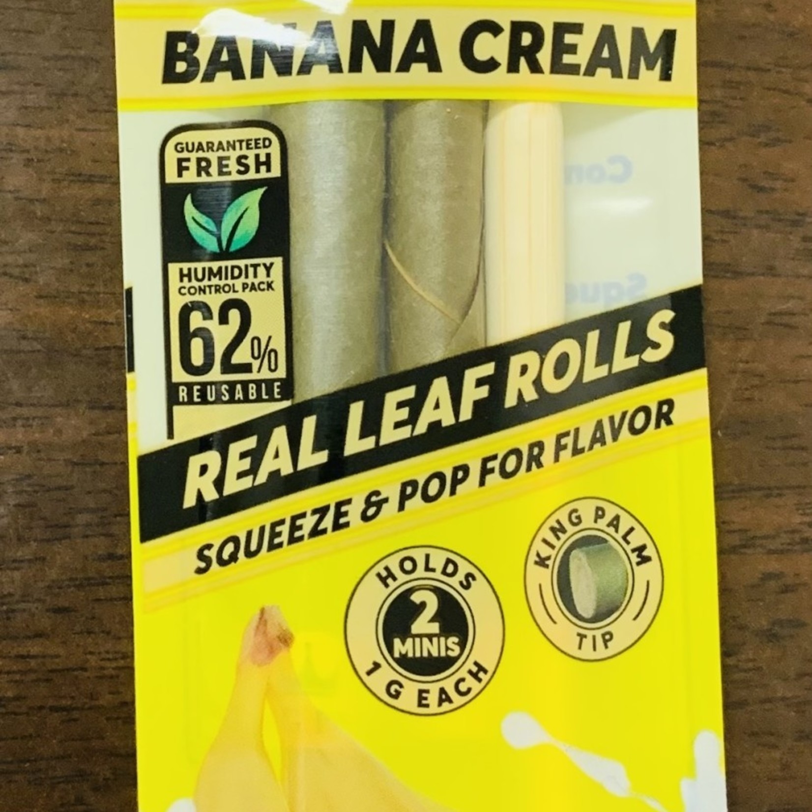 King Palm Banana Cream Leaf Wrap