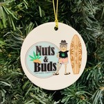 Nuts & Buds Ceramic Ornament