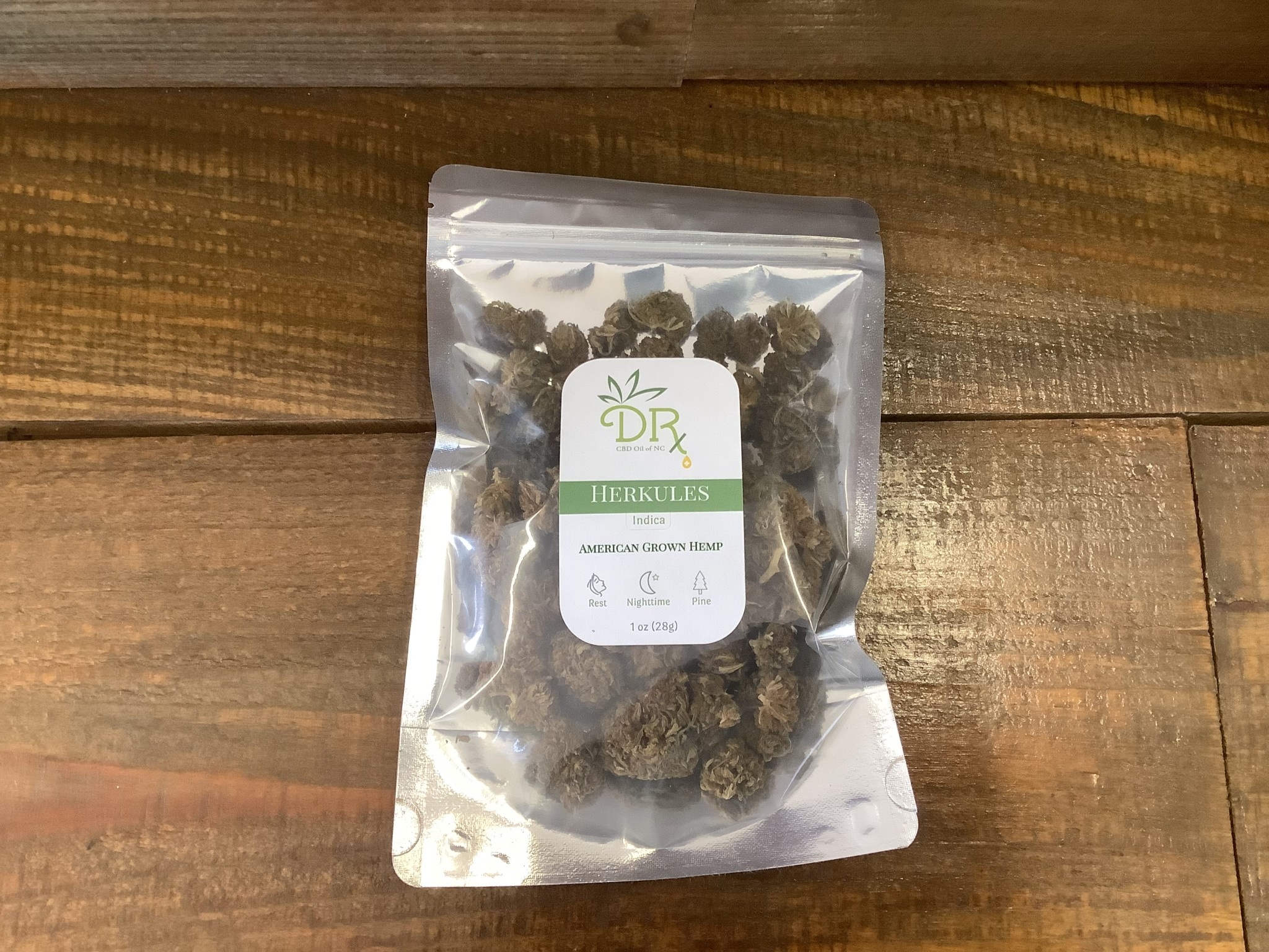 DRx Smoke Hemp 1 ounce Herkules Nuts and Buds
