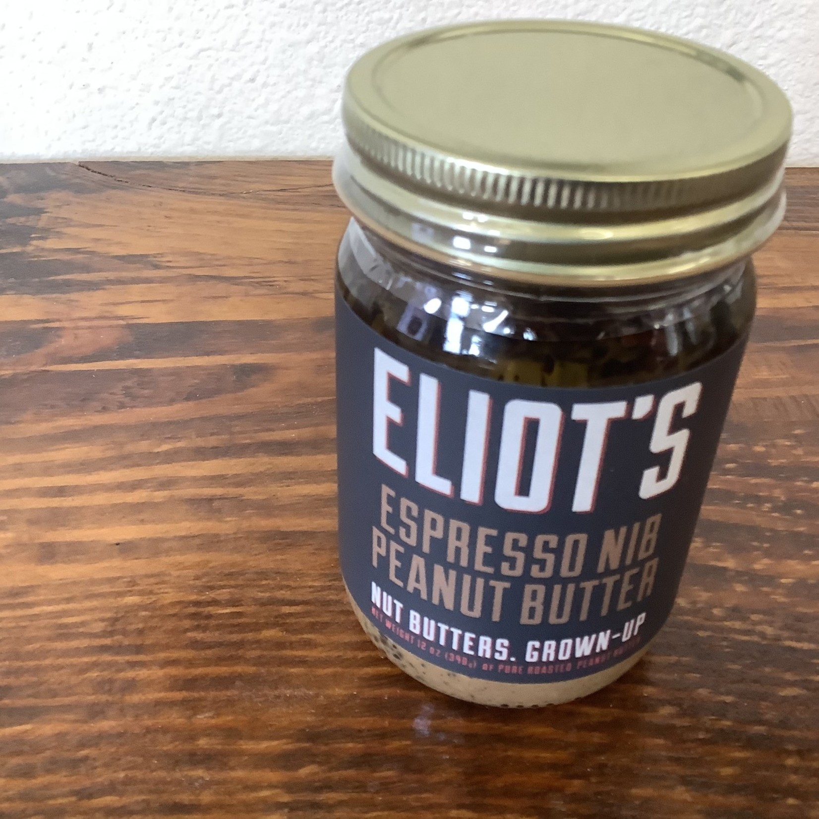 Eliot’s espresso nib peanut butter