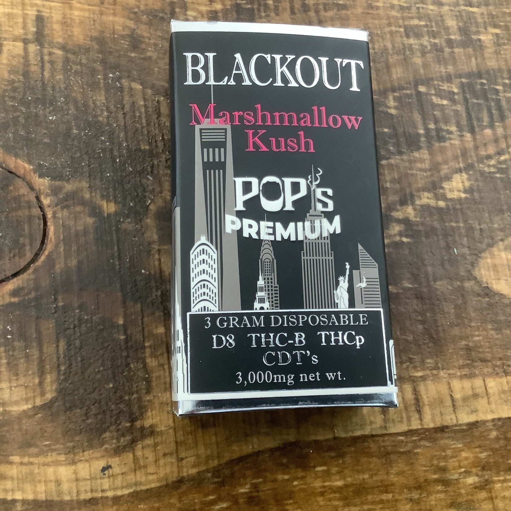 POP’s Premium D8 cart ( Marshmallow Kush - 3g)