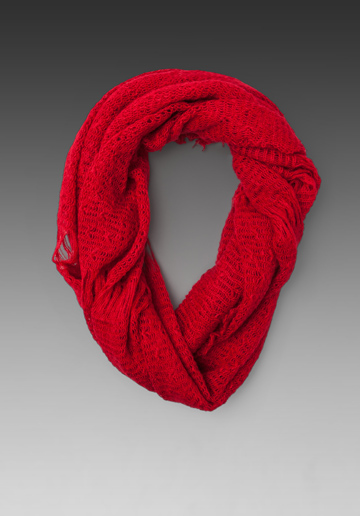 Paula Bianco Paula Bianco Infinity Scarf - Rouge
