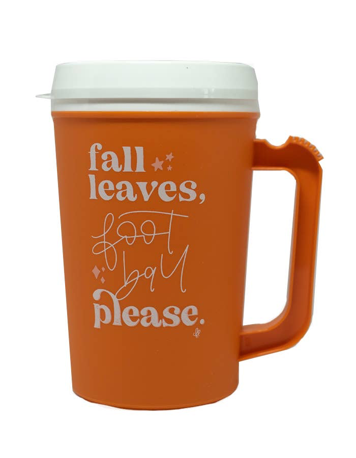 Chalkfulloflove Fall Football thermos