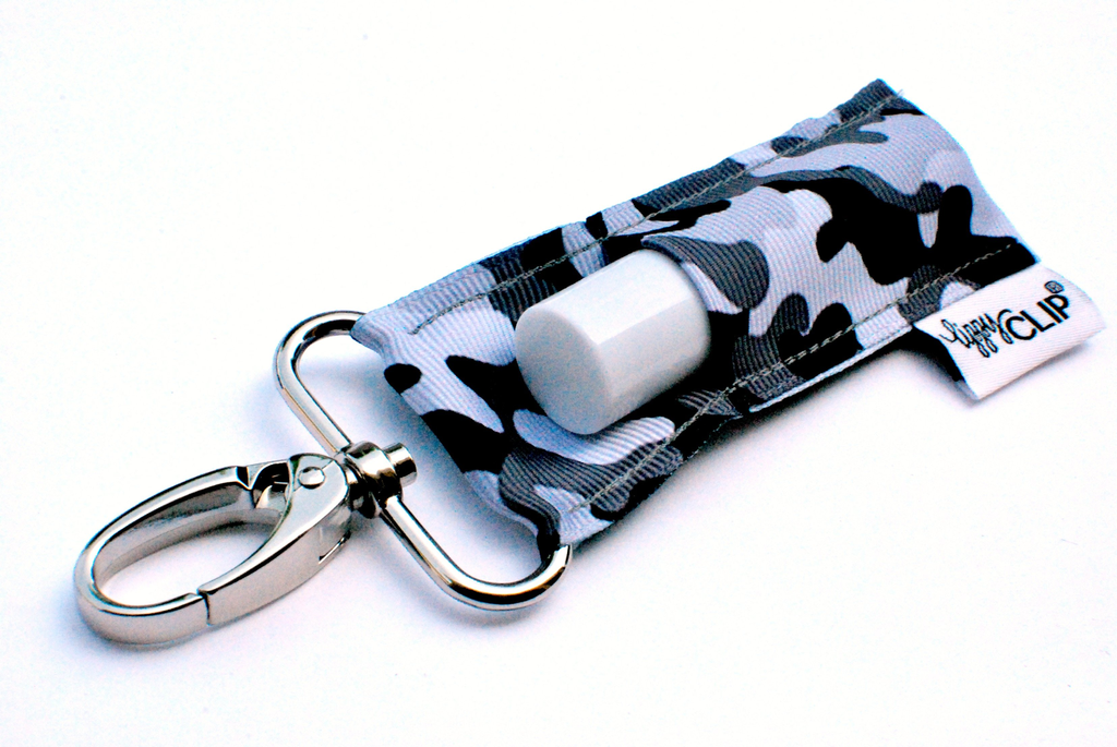 LippyClip BG Camo lip balm holder