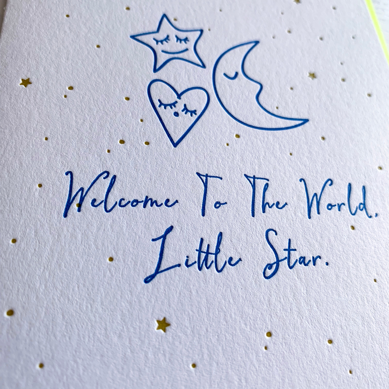 DeLuce Design New Baby card