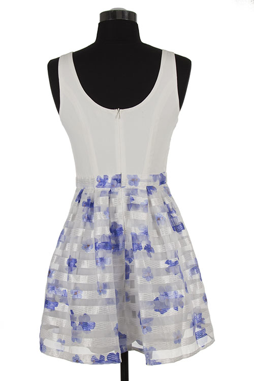 Decapolis Sleeveless, striped skirt dress, sale item, Was $62