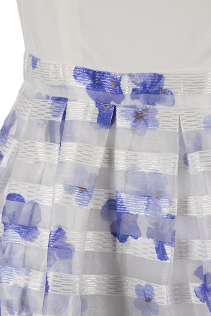 Decapolis Sleeveless, striped skirt dress, sale item, Was $62