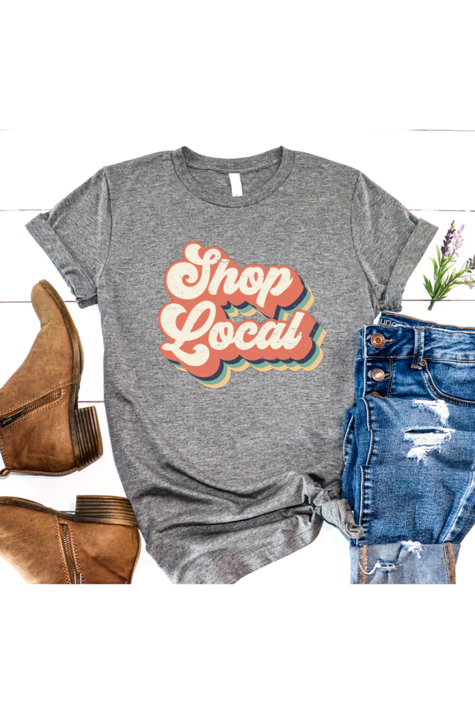 FLF Retro Shop Local Tee