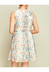 Entro Pleated floral dress
