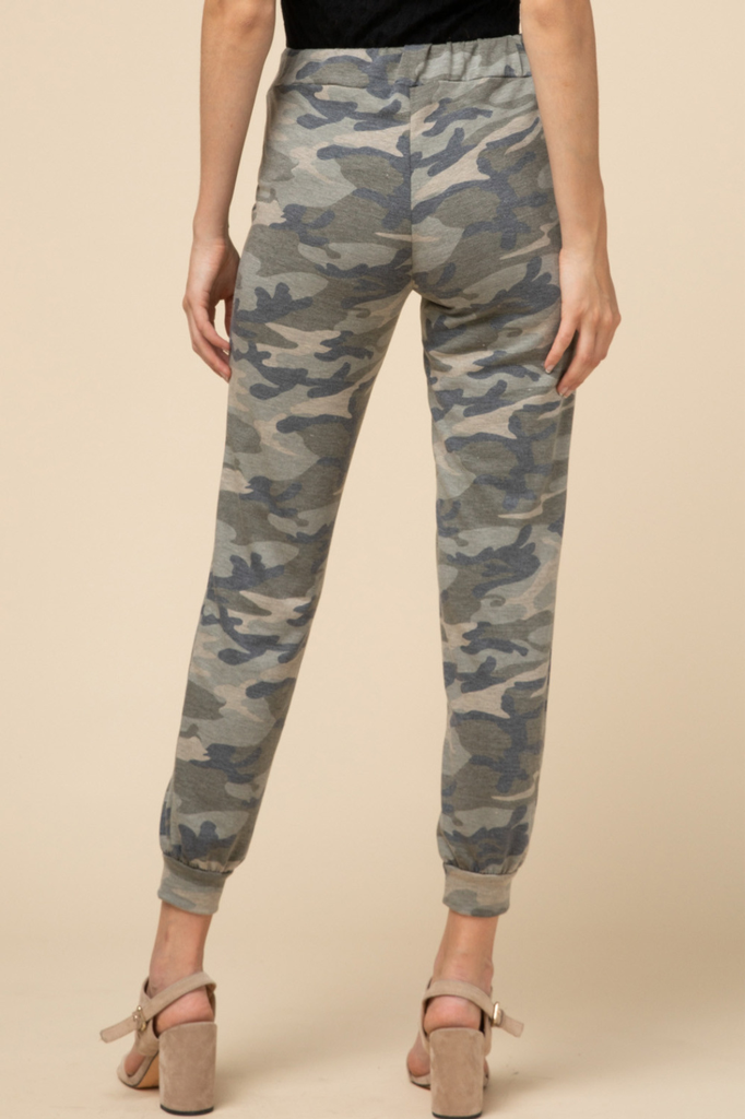 Soft camo joggers - Trend Boutique