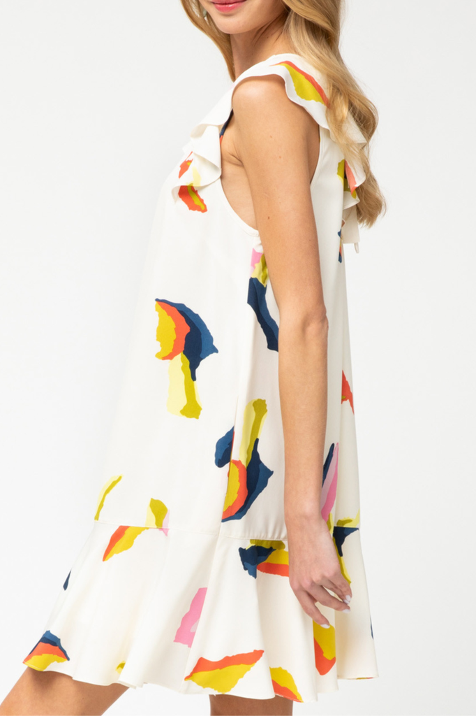 Entro Ruffle Detail Dress