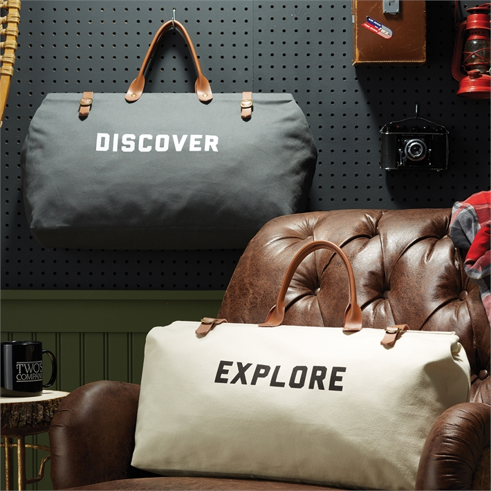 Two's Weekend Bag with Leather