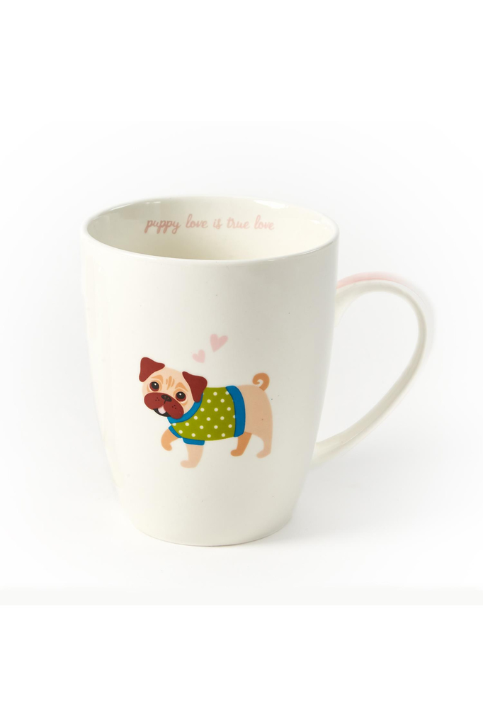 Two's Puppy love mug