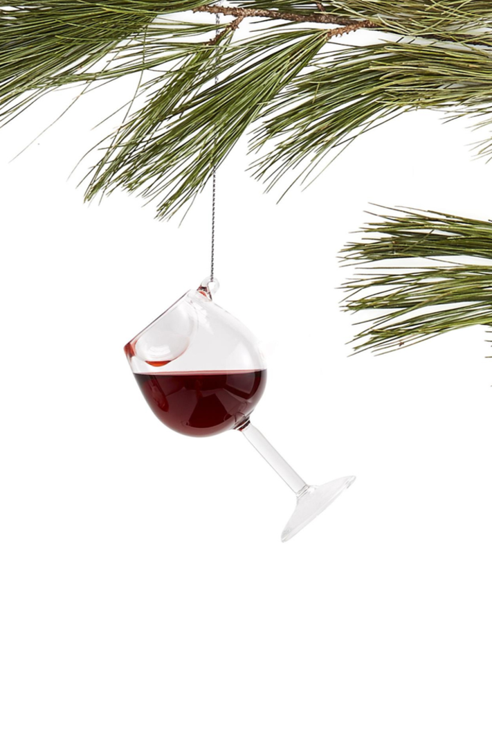 Two's Mini Wine glass ornament