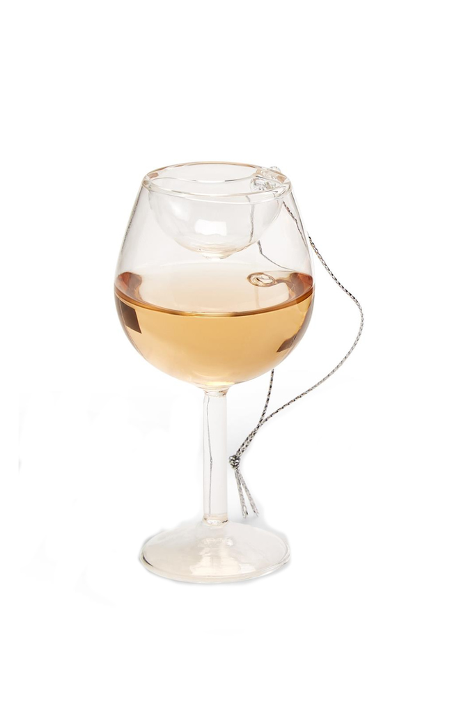 Two's Mini Wine glass ornament
