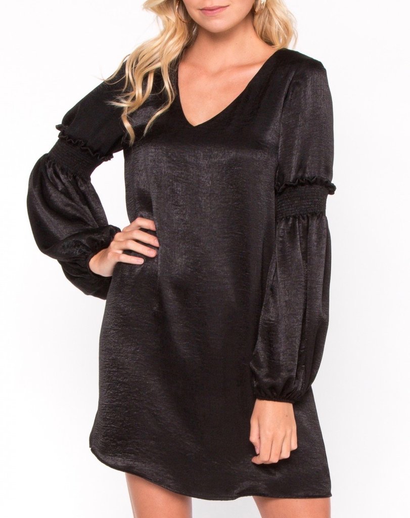 Everly Shiny Shift Dress