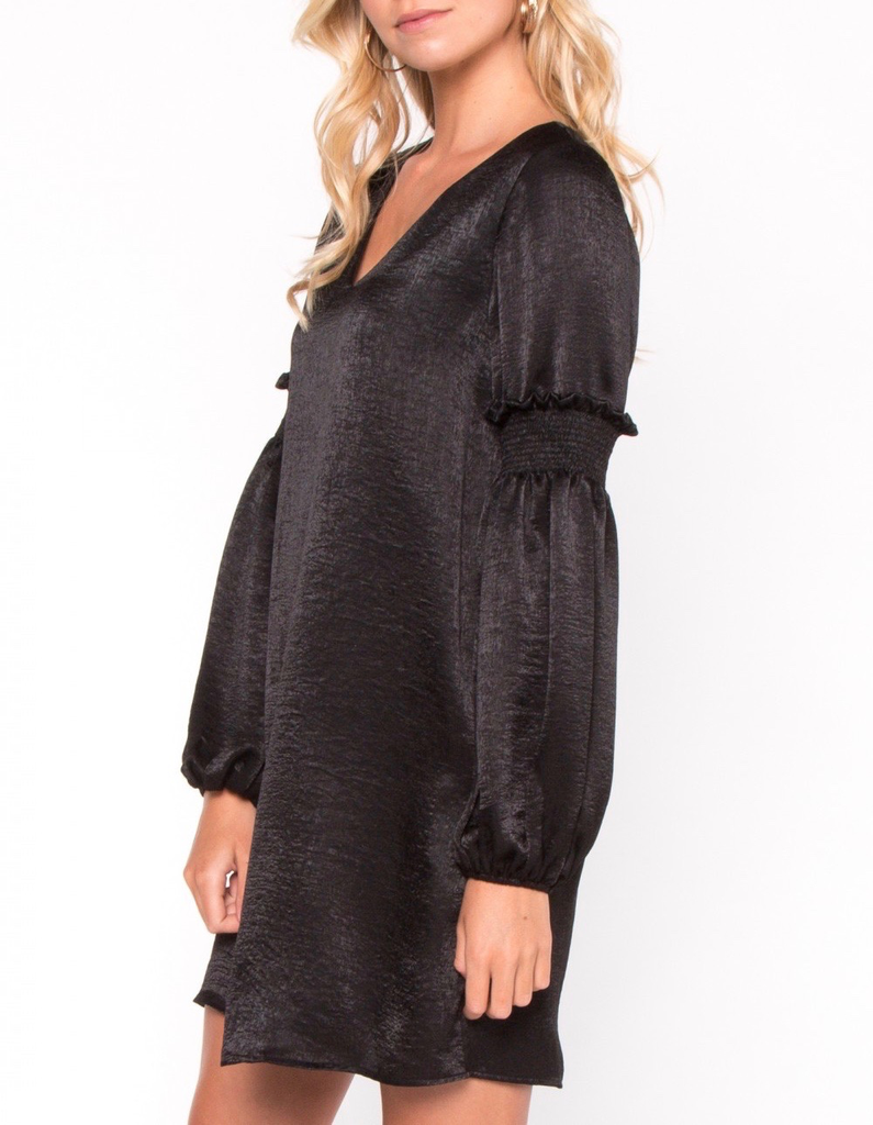 Everly Shiny Shift Dress