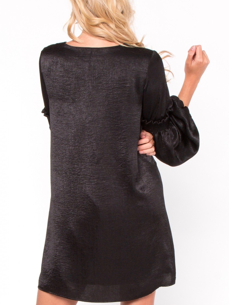 Everly Shiny Shift Dress