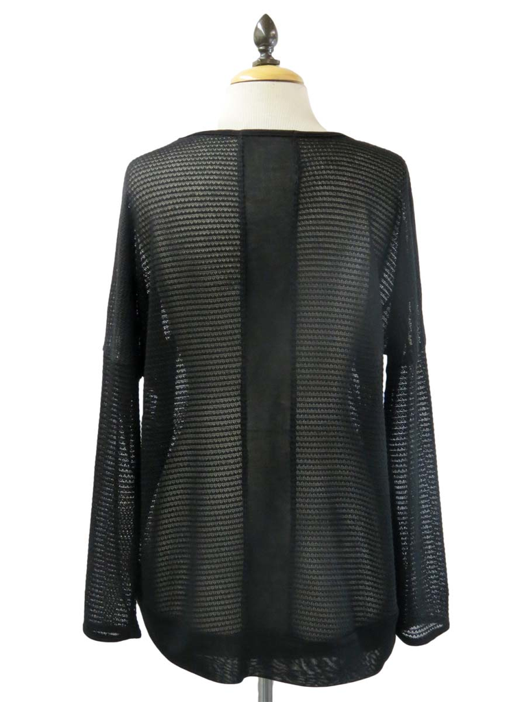 Coin 1804 Coin1804 Open knit Shirt w Pocket