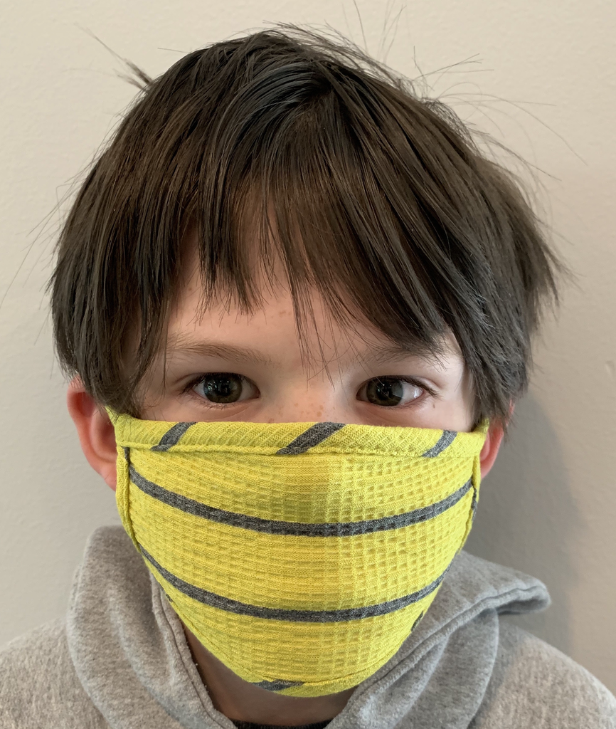 Coin 1804 Kids Yellow Striped Mask