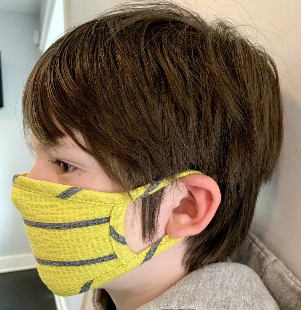 Coin 1804 Kids Yellow Striped Mask