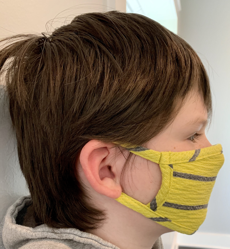 Coin 1804 Kids Yellow Striped Mask