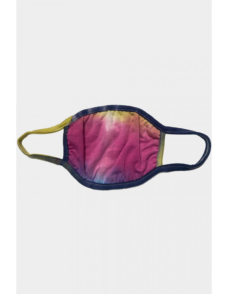 Coin 1804 Kids rainbow tie dye mask